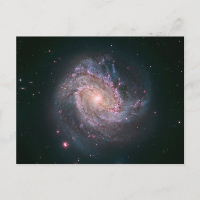 Carte Postale Galaxie spirale M83 (NASA) (Devant)