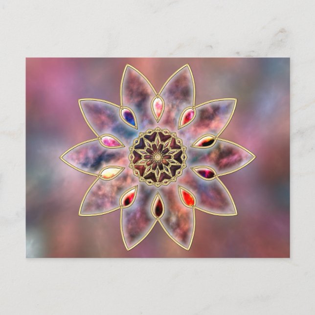Carte postale Galaxies marbrées (Devant)