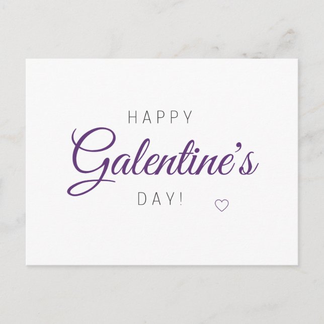 Carte Postale Galentines (Devant)