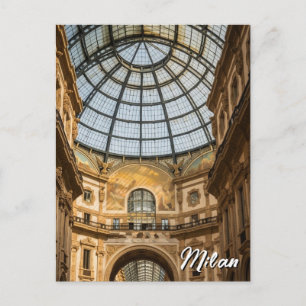 Carte Postale Galerie à Milan Italie Voyage