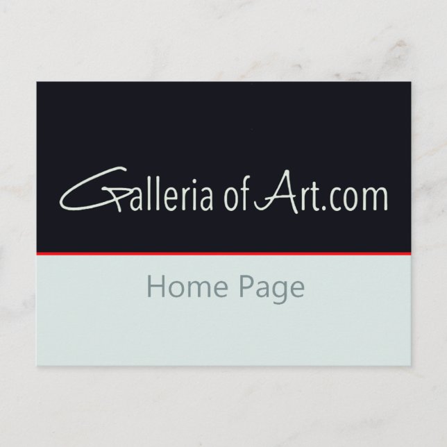 Carte Postale Galerie de Art.com (Devant)