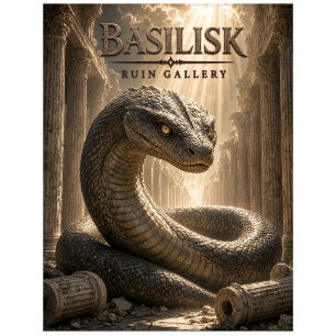Carte Postale Galerie des Ruines du Basilic Dark Cinema