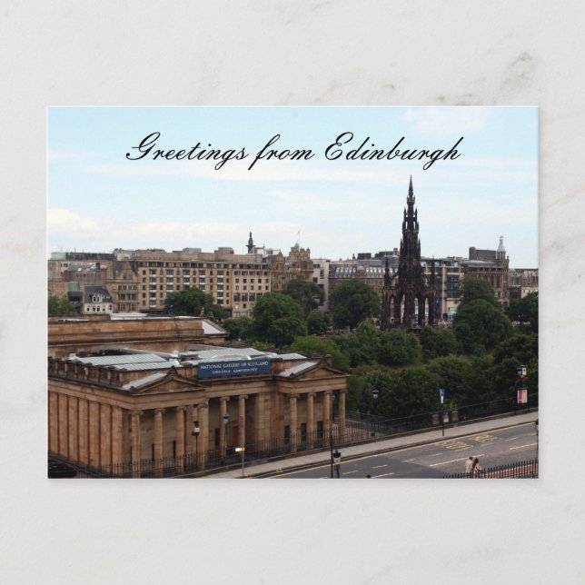 Carte Postale galerie edinburgh (Devant)