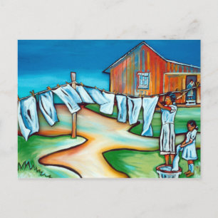 Carte Postale Galerie Grey : Jour de lavage