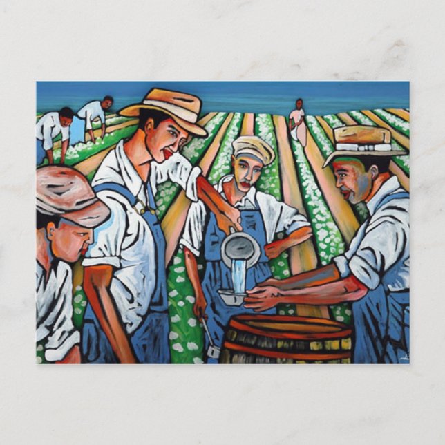 Carte Postale Galerie Grey : Pause d'eau (Devant)