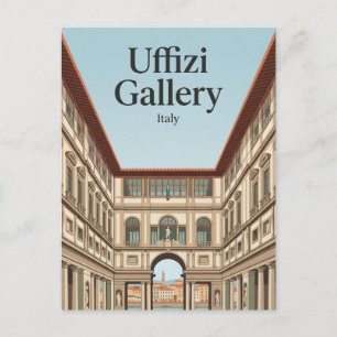 Carte Postale Galerie Uffizi Italie