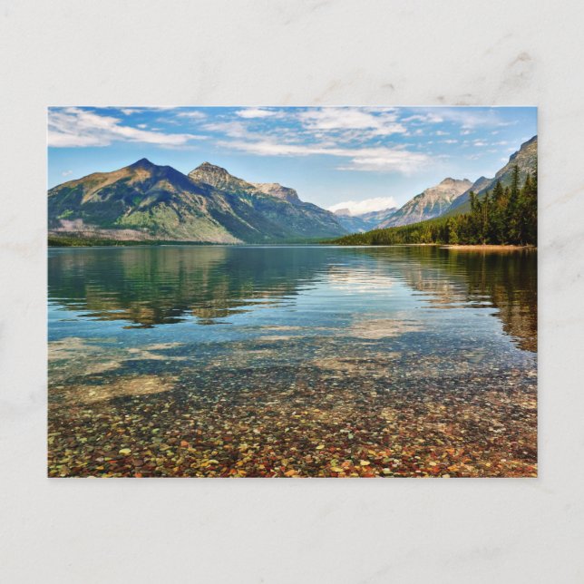 Carte Postale Galets dans le lac (Devant)