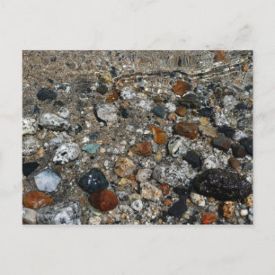 Carte Postale Galets de granit dans le lac Tenaya à Yosemite