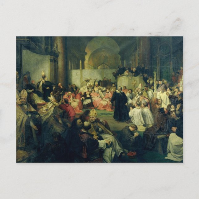 Carte Postale Galilée devant le Conseil, 1861 (Devant)