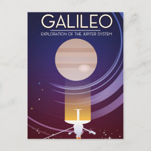 Carte Postale Galileo - Exploration du système Jupiter