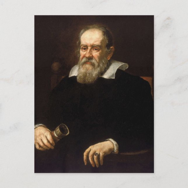 Carte Postale Galileo Galilei : Père de la science et de l'astro (Devant)