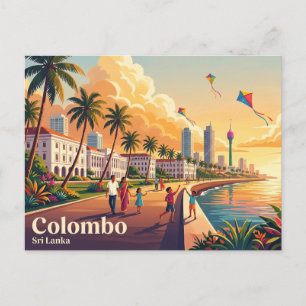 Carte Postale Galle Face Green Sri Lanka