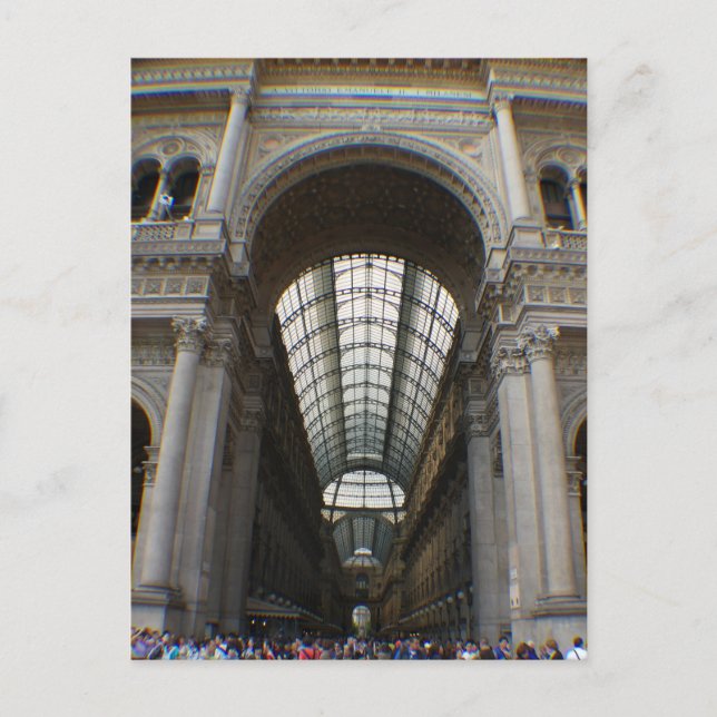 Carte Postale Galleria Vittorio Emanuele II - Milano, Italia (Devant)