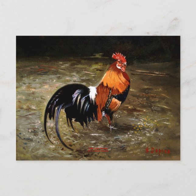 Carte Postale Gallo/Galo/Rooster (Devant)