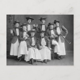 Carte Postale Galloping Gaily Chorus, début des années 1900