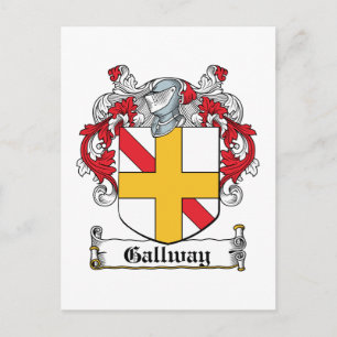 Carte Postale Gallway Family Crest