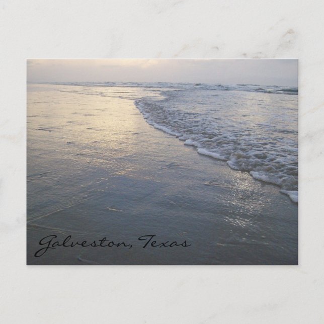 Carte Postale Galveston Beach Texas Travel (Devant)