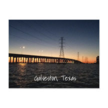 Galveston Heure de la nuit Skyline