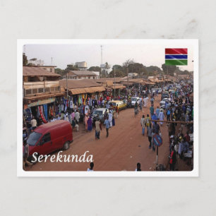 Carte Postale Gambie - Marché Serekunda -