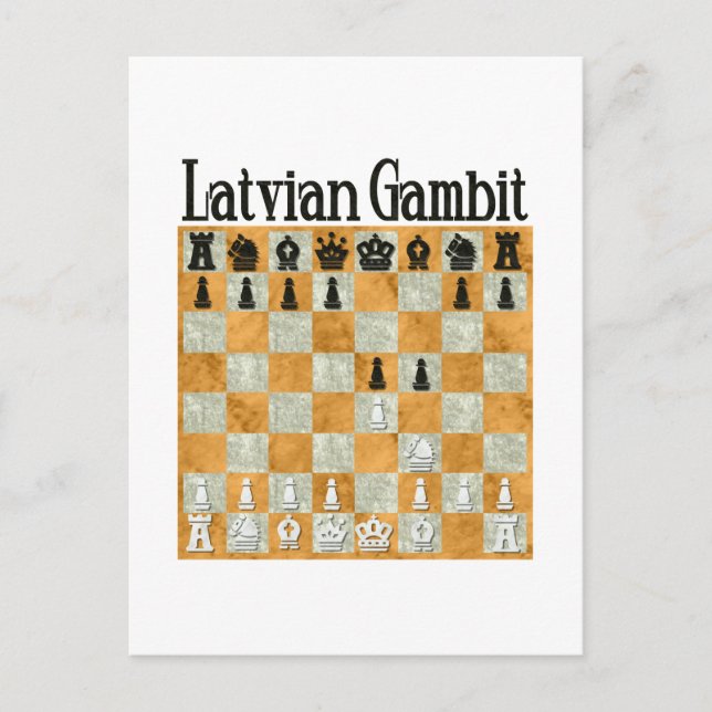 Carte Postale Gambit letton (Devant)