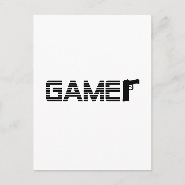 Carte Postale Gamer (Devant)