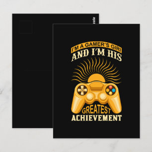 Carte Postale Gamer girl
