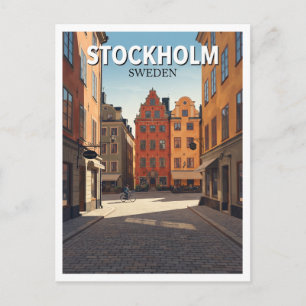 Carte Postale Gamla Stan et Stortorget Stockholm Suède