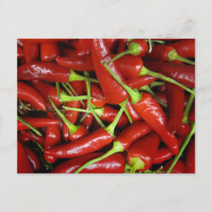 Carte Postale Gamme de cadeaux Red Chili Peppers