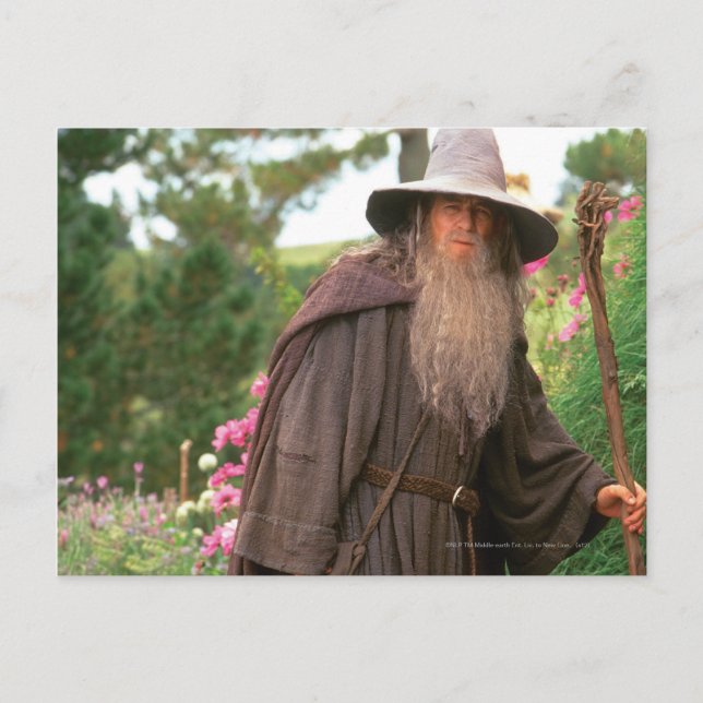 Carte Postale GANDALF™ avec Casquette (Devant)