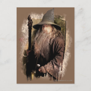 Carte Postale Gandalf Avec Personnel