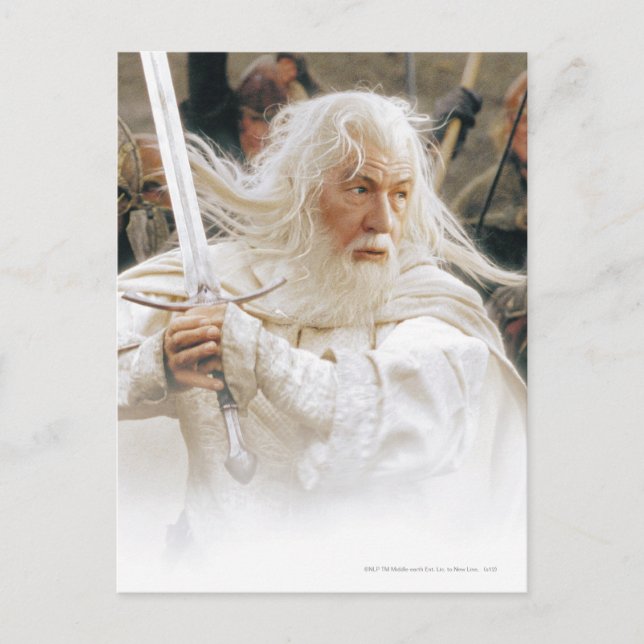 Carte Postale GANDALF™ Combattre avec épée (Devant)