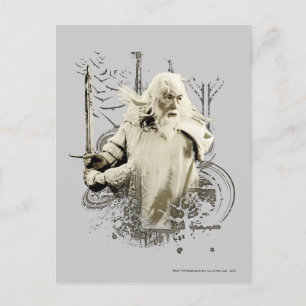 Carte Postale GANDALF™ with Sword Vector Collage
