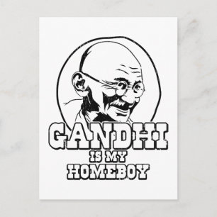 Carte Postale Gandhi est mon garçon