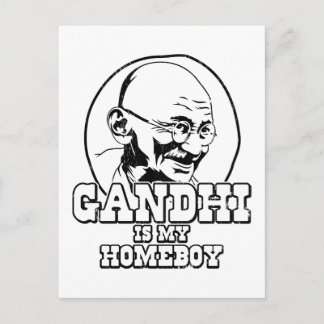 Carte Postale Gandhi est mon garçon