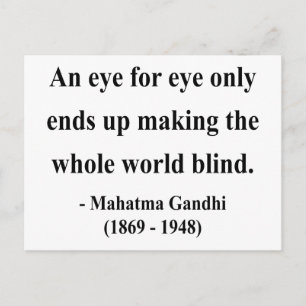 Carte Postale Gandhi Quote 3a