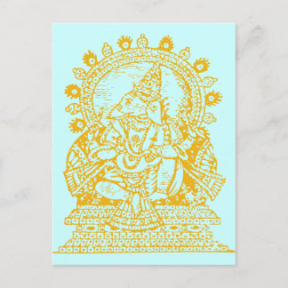 Carte Postale Ganesh : Dieu du succès
