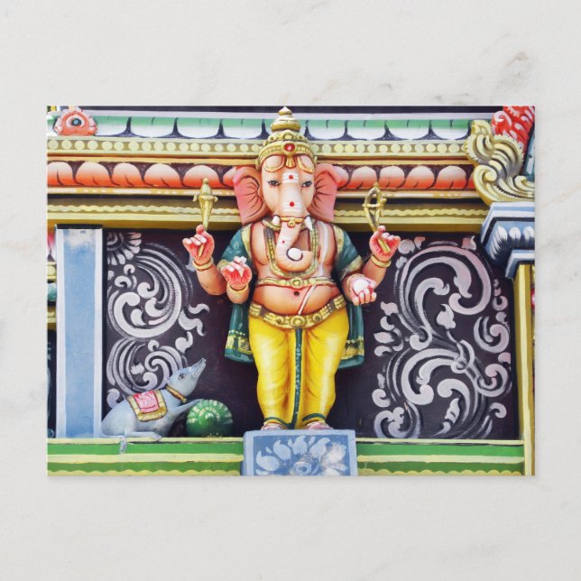 Carte Postale Ganesh Idol Sculpture (Devant)