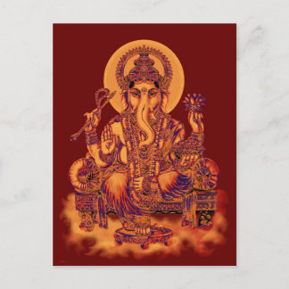 Carte Postale Ganesh - Remover des obstacles