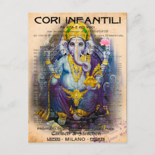 Carte Postale Ganesha