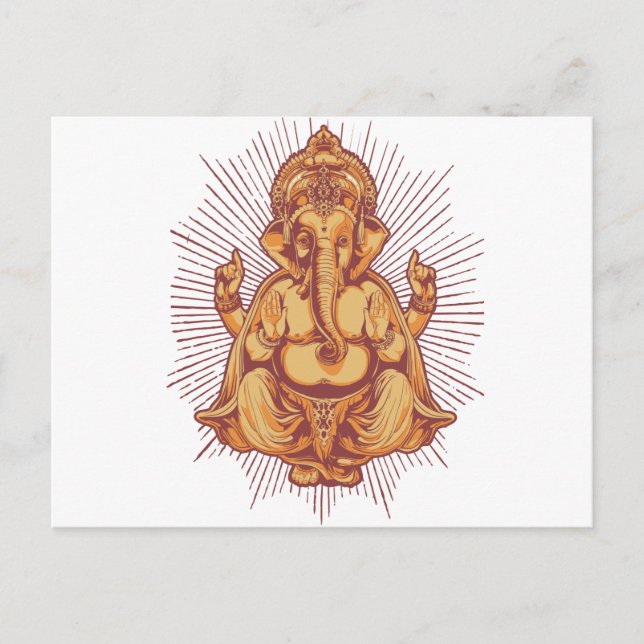 Carte Postale Ganesha (Devant)
