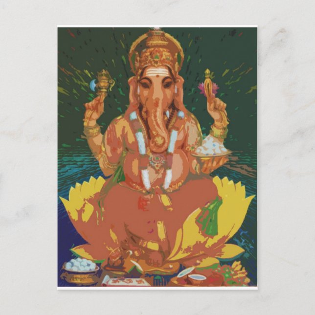 Carte Postale Ganesha (Devant)
