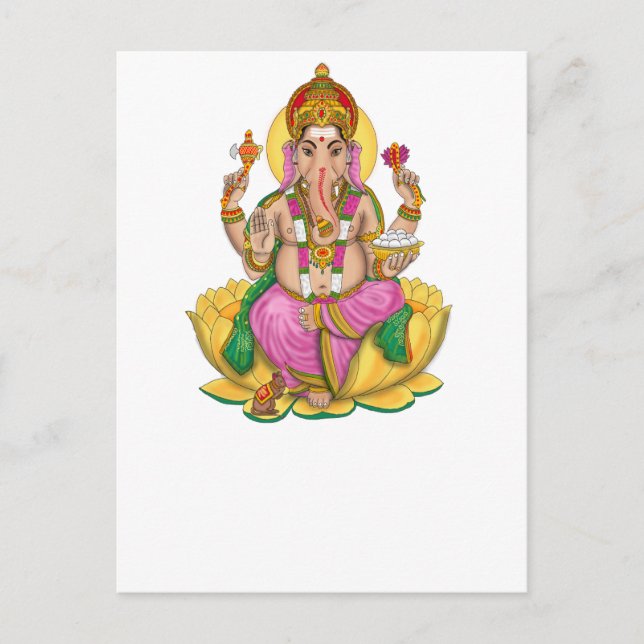 Carte postale Ganesha (Devant)