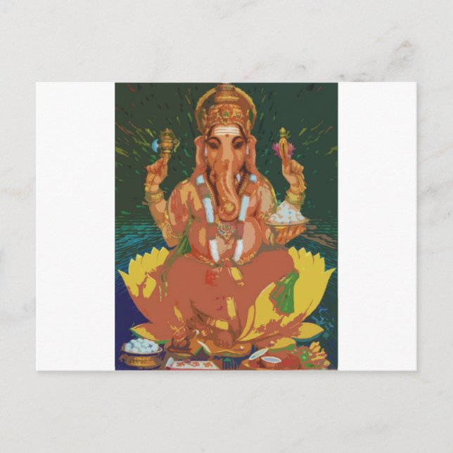 Carte Postale Ganesha (Devant)