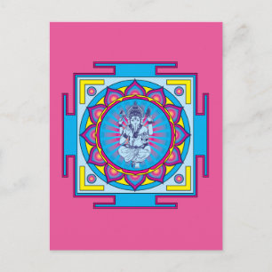 Carte Postale Ganesha Mandala
