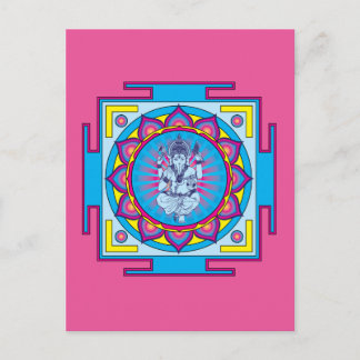 Carte Postale Ganesha Mandala