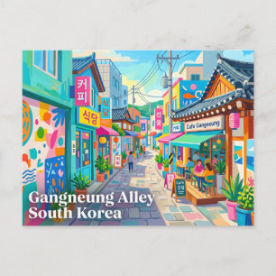 Carte Postale Gangneung Alley Corée du Sud
