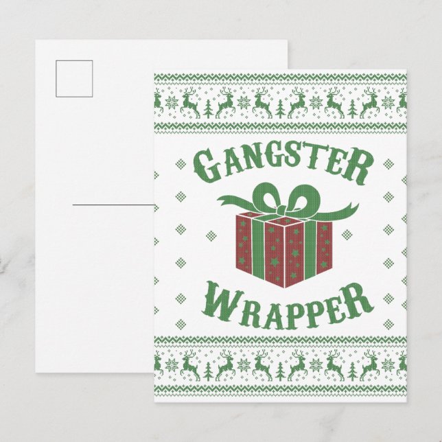 Carte Postale Gangster Wrapper Ugly Sweat (Devant / Derrière)