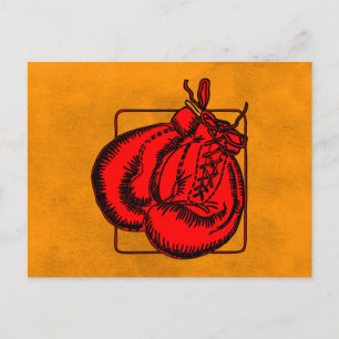 Carte Postale Gants de boxe