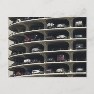Carte Postale Garage Marina City Chicago Illinois USA