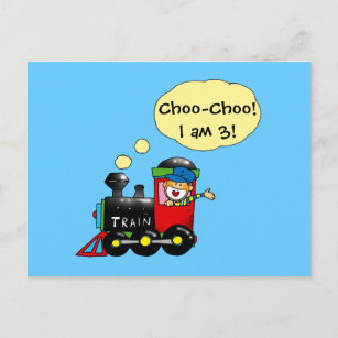 Invitations Faire Part Cartes Une Joyeux Anniversaire Un Train Cartes Zazzle Fr